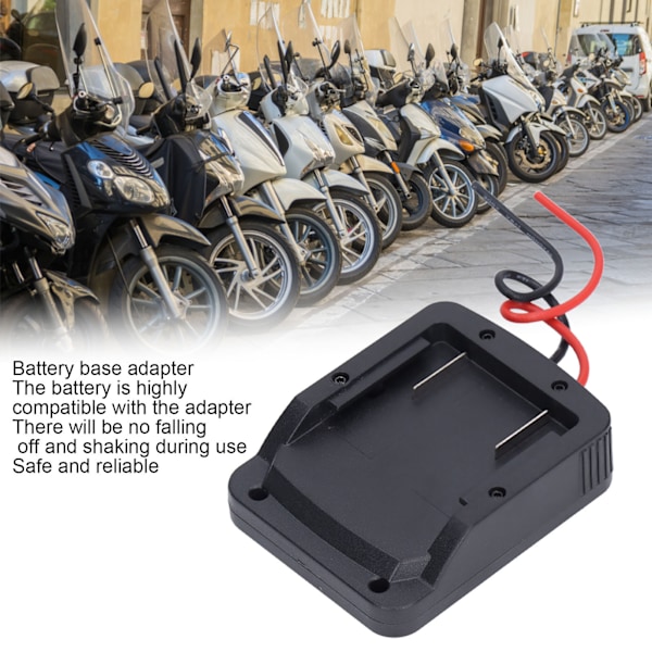 Litiumbatteriadapter ABS Laderbase for Metabo 18V Batterier Elektriske Sykler
