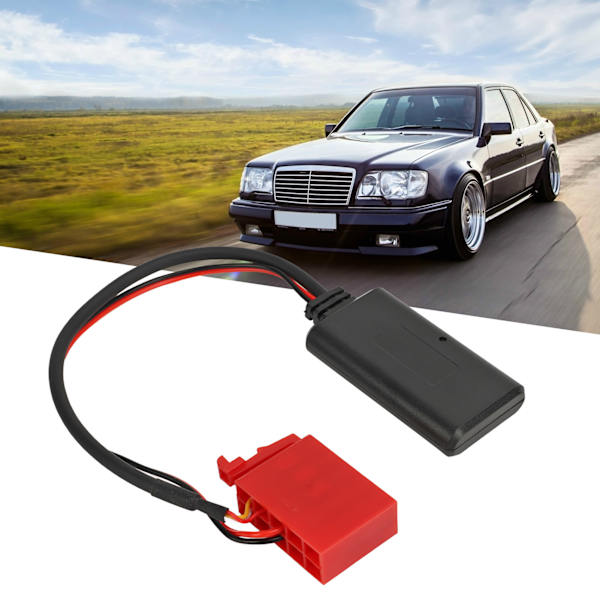 Bluetooth Aux Adapterkabel CD-spiller lydmottaker sender mottaker erstatning for Benz W124 W140 W202 W210 R129