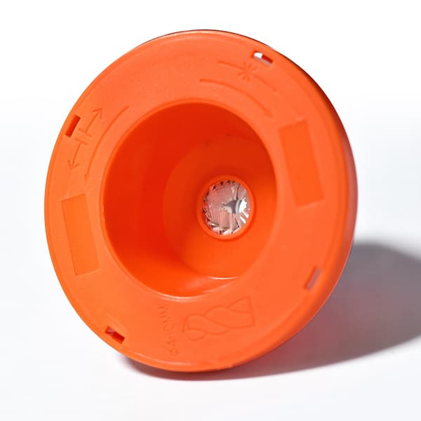 Orange elektrisk borestøvopsamler, elektrisk borestøvhætte,