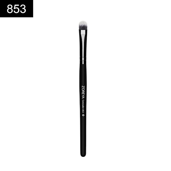 6 Typer HästHår Ögonskuggsborste Trähandtag Ögonmakeup Kosmetisk Borste (853)