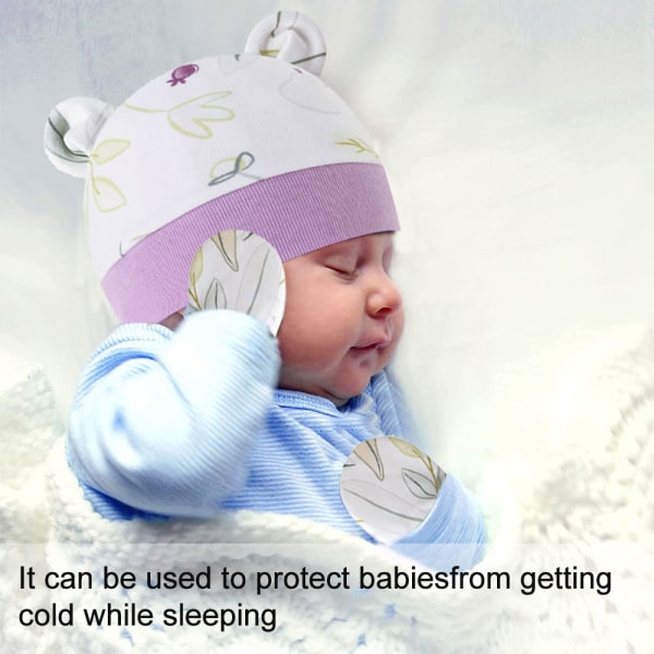 3 stk. Installeret baby føtal cap baby anti-ridse handsker