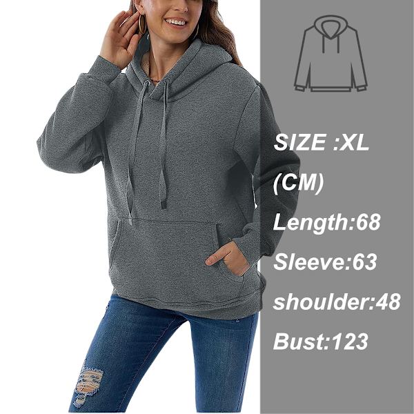 Casual Vinter Varm Fleece Sherpa Foret Pullover Hættetrøje til Kvinder