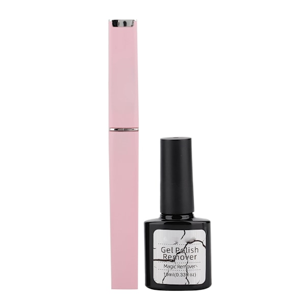 Professionel Gel Polish Remover Neglefil Neglelakfjernelsesværktøjssæt (Pink Neglefil)