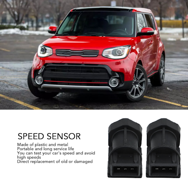 1 Par Manuel Gearkasse Hastighedssensor ABS Metal Hastighedssensor Udskiftning til Kia Soul 2010‑2018