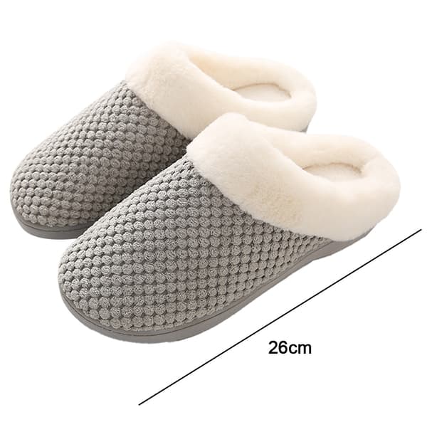 Tofflor för damer Varma Memory Foam Halkfria Husskor