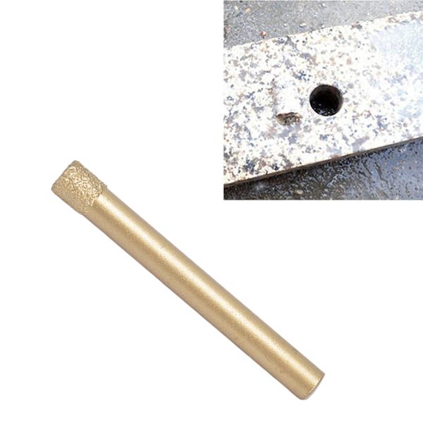 Diamantborr för hål sågöppnare skärverktyg för glas granit 8 mm rund skaft