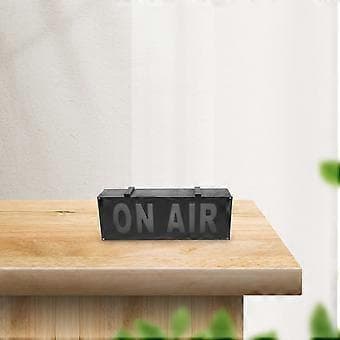 On Air -kyltti LED-valo Studio-äänityskyltti Lähetysvaroituskyltti toimistoon