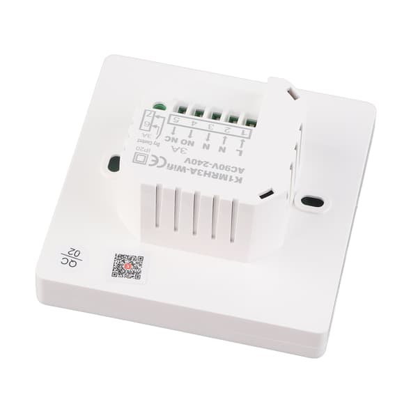 Termostat med RF-frekvensforbindelse, smarte termostater til hjemmet AC90V til 240V LCD-display programmerbar temperaturregulator med strømafbrydelse