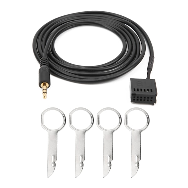Bil AUX-kabel lydadapter erstatning for Ford Focus/Mondeo C-Max Fusion 6000CD 3,5 mm jack