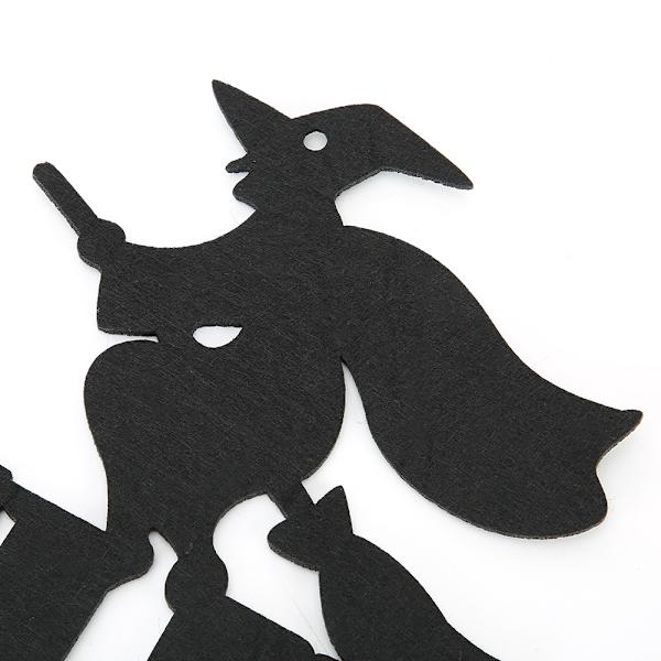 5 stk Halloween Hængende Dørdekorationer Vægskilte THE WITCH IS IN til Fest Hjem
