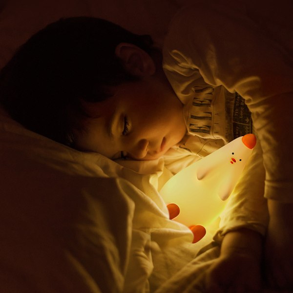 Nattljus för barn, Silikon Baby Night Light Touch Control