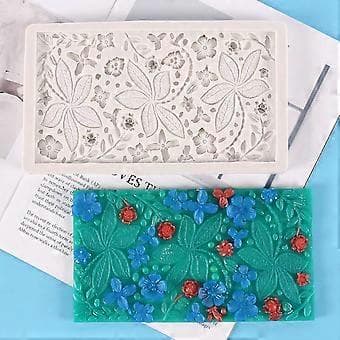 Blomsterform Silikone Chokoladeforme Bageforme Fondant Kagedekorationsværktøjer Bagegadgets Gaver til Bageelskere