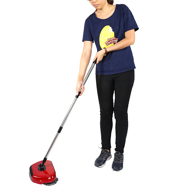 Håndskubbet Kost Sweeper Husholdnings Støvsamler Fejningsmaskine Gulvoverflade Rengøringsværktøj