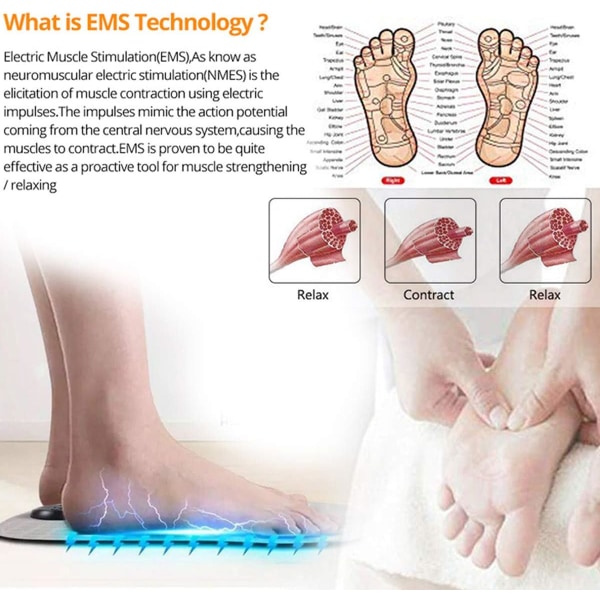 Fußmassage, elektrisches Massagegerät für die Füße, EMS Leg Reshaping Foot Massage, Electric Massage Machine,