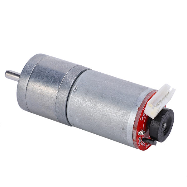 Gir Motor DC med Hastighetskoder Børstet DC Motorer Reduserer Kobber Rustfritt Stål GA25‑370DC12V 10RPM