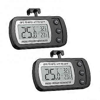 Vanntett digitalt termometer Stor skjerm Mini elektronisk termometer LCD-temperatur