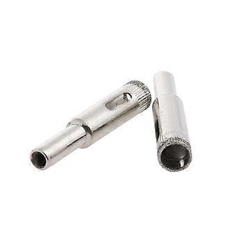 10 stk. 10 mm diamantbelagte bor Bits Sav Fliser glas Keramik Marmor Sølv