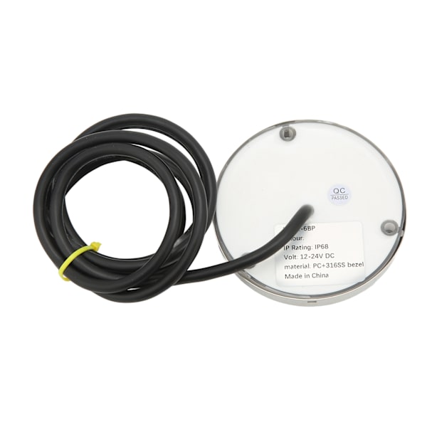 3,5 tommer LED undervandslys Overflademontering IP68 Vandtæt 12V‑24VDC til Yacht Marine Båd Hvidt Lys 4W