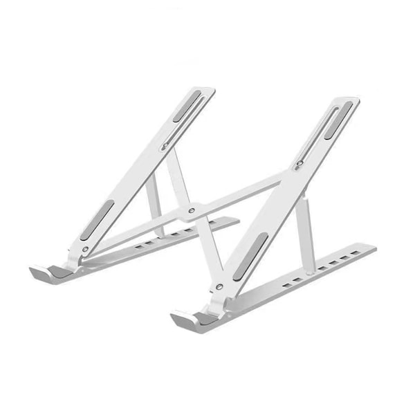 Bärbart Laptopställ, Vikbart och Resevänligt, Utsökt Hantverk för Smidig Kylning och Halkfri Säkerhet, Aluminiumlegering Multi-Vinkel