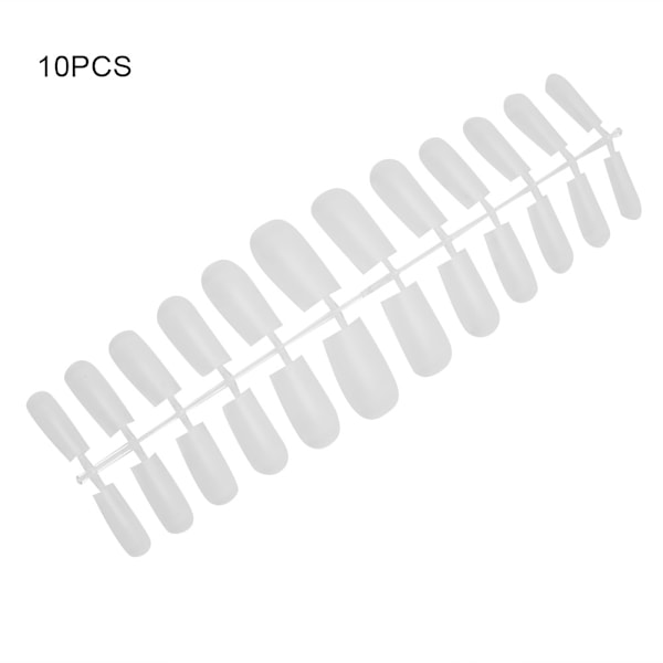 240 stk / æske Kunstige Negle Ultra Tynde Frostnegle Tips Falske Negle Tips UV Gel Værktøjer (Rektangulære)