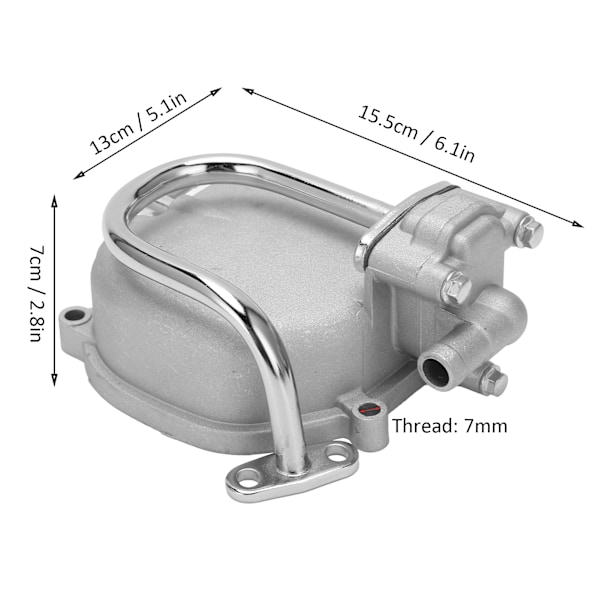 Cylinderhuvudskydd Ersättning för GY6 50cc 80cc 139QMB Scooter EURO II Motor