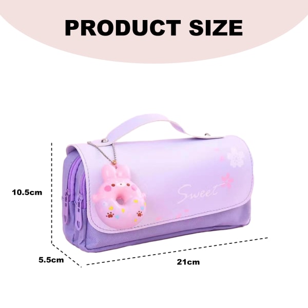 Cute pencil Case Unicorn Pencil bag in equal capacity portable