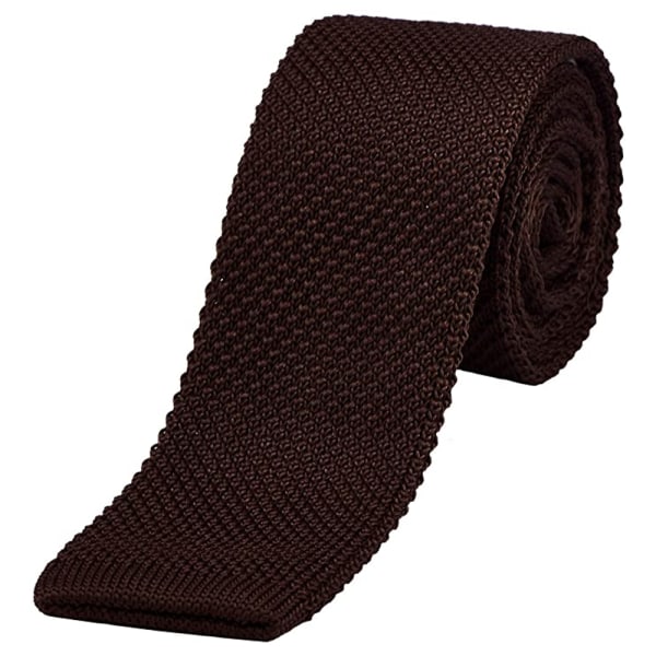 1 stk Strikket Stoff Tie Knit Tie Slips Vaskbar Smal Jersey