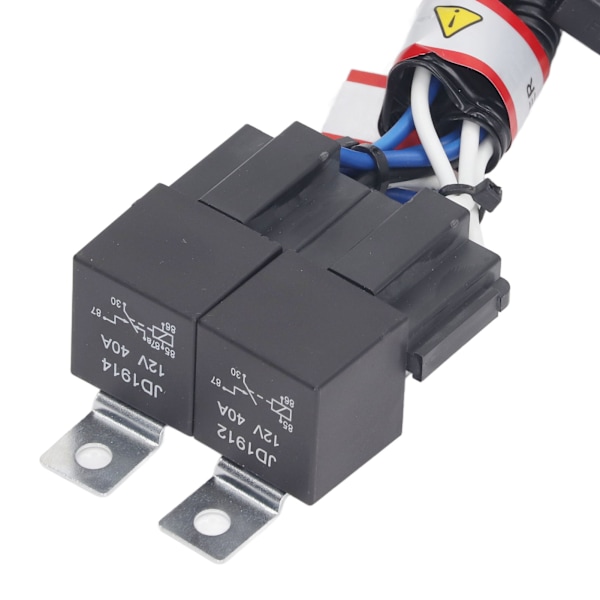 H4 Forlygte Relæ Harness Højtemperaturbestandig Keramisk Stik H6054 7x6 Forlygte Ledningsnet Kit