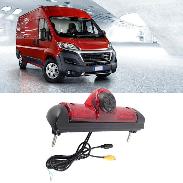 Auton takakamera 170° HD LED yökuvaus jarruvaloon asennettava korvaava Fiat Ducato