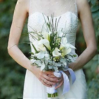 24 stk. kunstige calla-liljer med myk PU-stilk (hvit)