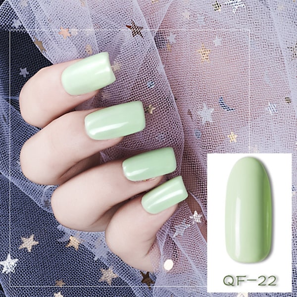 15ml Green Series Kynsilakan Poisto UV LED -geelilakka Pitkäkestoinen Manikyyri QF-22