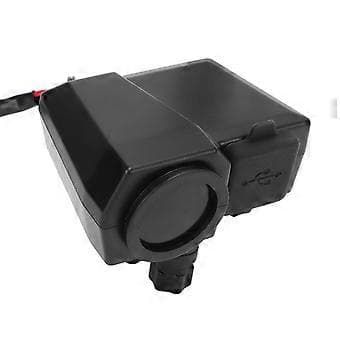 1024V Motorcykelladdare USB Typ C Gränssnitt LED Färgskärm Voltmeter Termometer Display Universal