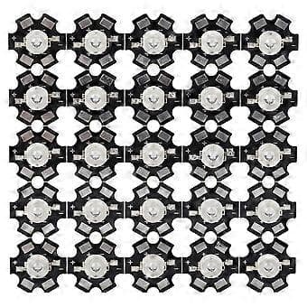 3W High Power LED Lampe Perler Emitter Diode Chips til DIY Belysningsarmaturer Blå