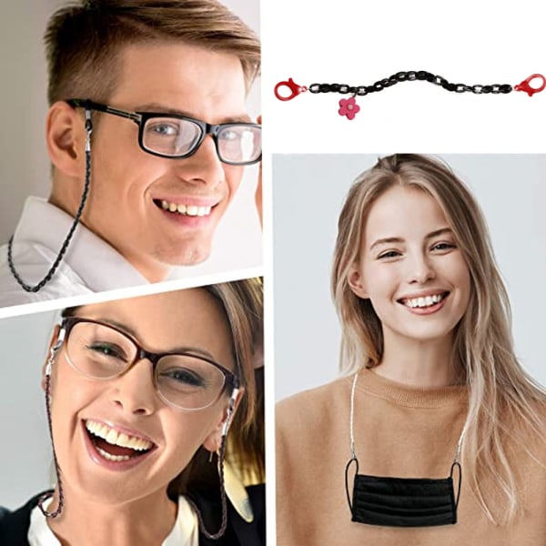 Brillekjede Solbrilleholder Eyewear Retainer Strap briller