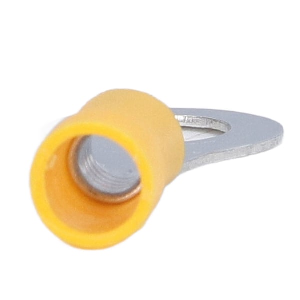 100 stk. Isoleret Ringterminaler Elektriske Tråd Krympeforbindelser Kobber AWG12-10 RV5.5-8