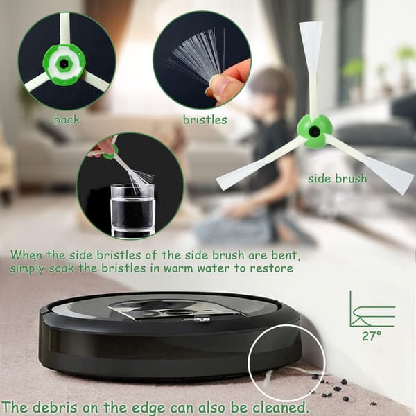 Reservedelssett for iRobot Roomba i/e Series robotstøvsuger