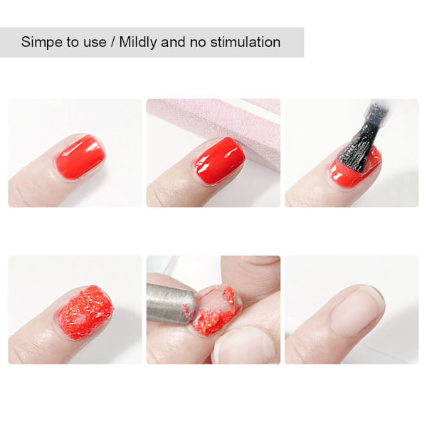 15ml Professional Nail Gel Polish Remover Manicure Nail Glue Cleanser