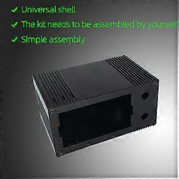 Aluminiumslegering Multiple Interfaces DIY Shell Kit til XYH3606 CNC DC Buck Boost Converter