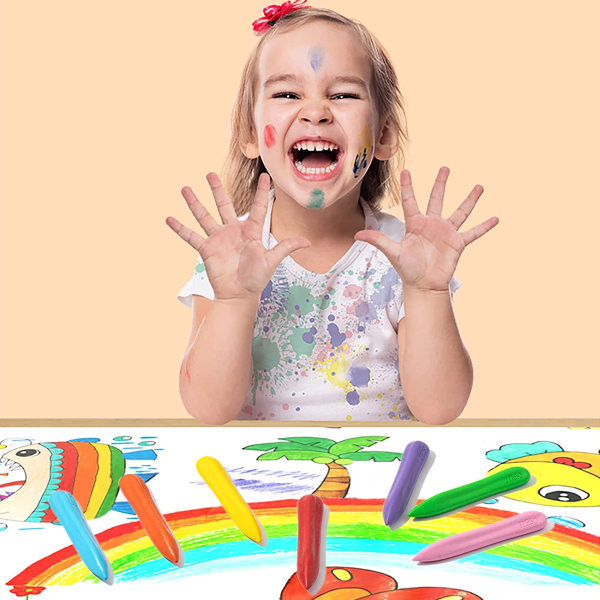 Färgkritor för barn Kritor för toddler Giftfria -