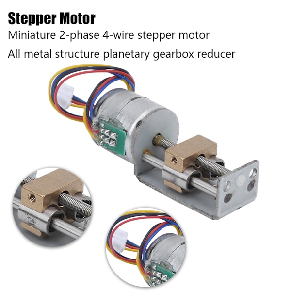 NEMA09/20 askelsähkömoottori Mini lineaarinen johdelieri ja pähkinä liukusäädin liikkuva työntömoottori 20mm