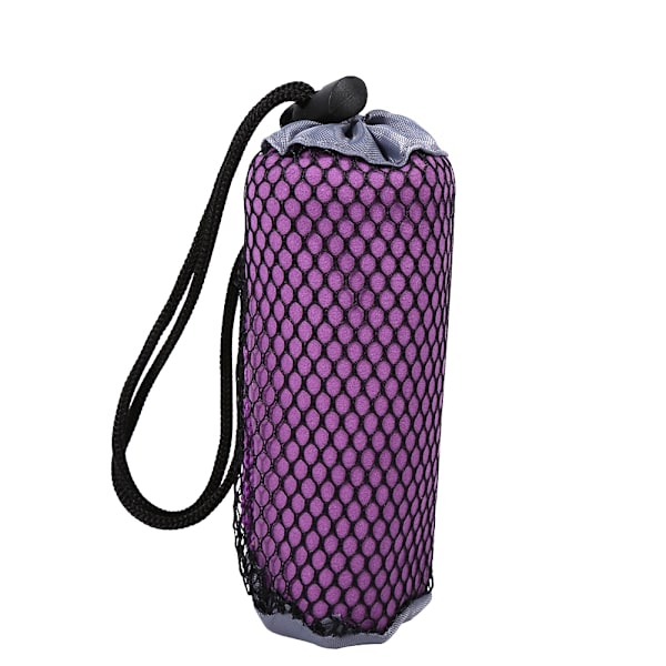 Mikrofiber Snabbtorkande Sport- och Resetork Handduk Absorberande Camping Gym Simning Utomhus Lila