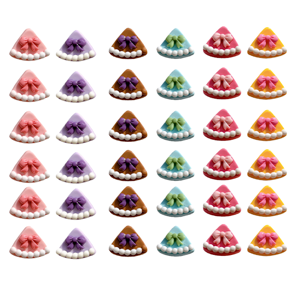 Imitationsmat Dessert, 3D Söta Matdesigner för Akrylnaglar Dekor, Nagelkonst Berlocker Tillbehör, och Mer, Förhöjer Din Pysselupplevelse (35
