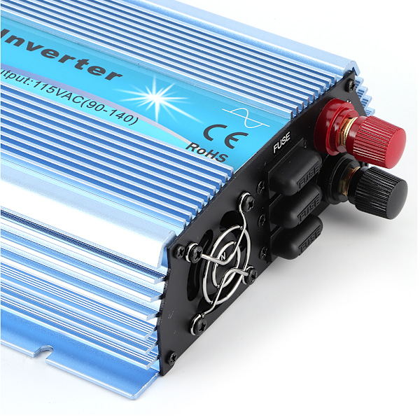 1000W MPPT Aurinkoenergian invertteri DC 20–45V AC 90–140V Puhdas siniaalto 50Hz US 110V