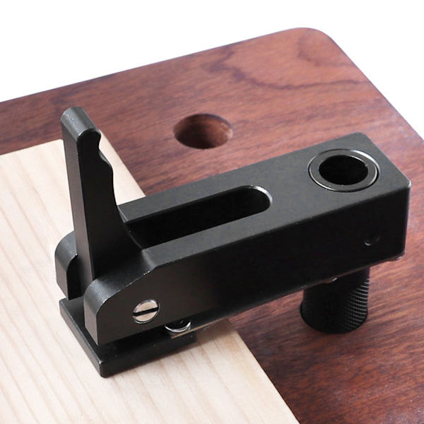 Træbearbejdningsprespladeholder Aluminium Legering 3 Trins Justerbar Tryk Toggle Beslag 19mm