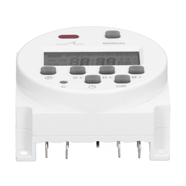 Elektroninen ohjelmoitava LCD-digitaalinen aikakellorelekytkin 16 päälle 16 pois Cn101AAC220-240V