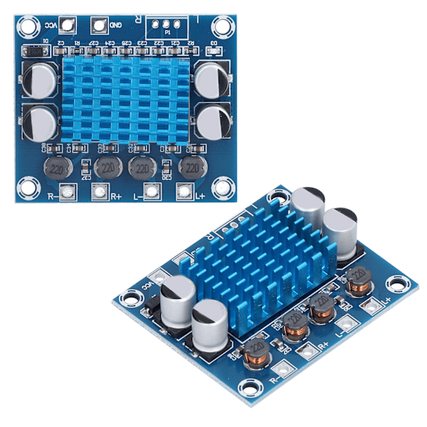 Audioforsterkerkort TPA3110 Chip 2.0 Kanals Digital Stereo Design Strømforsterkermodul for Datamaskiner