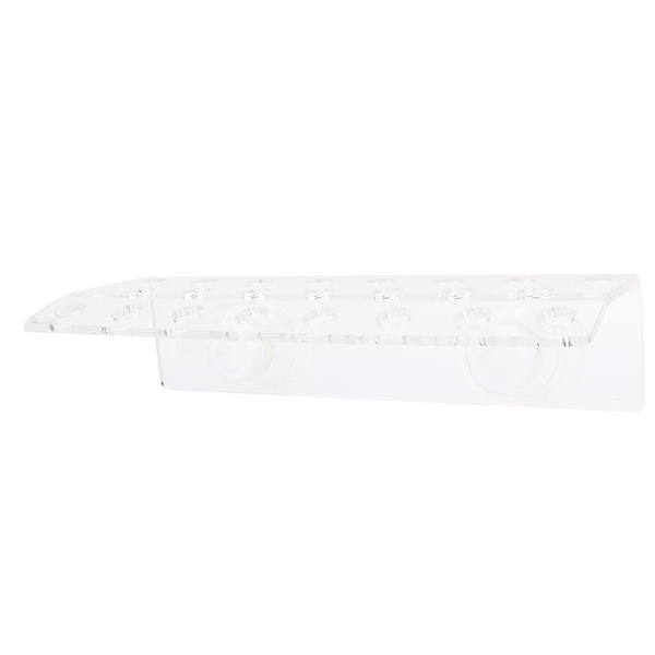 Akryl Transparent Akvarium Frontlasting Buet Korall SPS Knapp Snags Brakettmontering Fiskekummer Tilbehør 23Hull