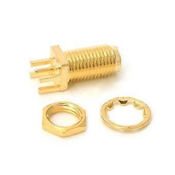 10 st Ändstycke för Launch PCB-montering SMA Hona Jack Rak RF-kontaktadapter Övrigt