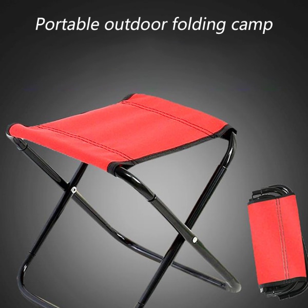 Campingpall, hopfällbar pall med bärväska, aluminiumlegering