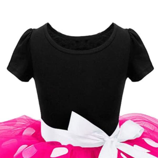 Babyflicka Tutu med prickigt pannband